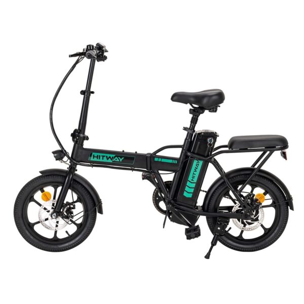 Electric Bike for Adults, E Bike with 36V/12Ah Removable Battery 16″×3.0 Fat Tire Folding Electric Bicycle 500W Motor