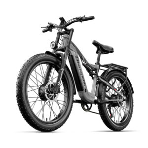 Shengmilo S600 Adult 2000W Men’s E-Mountain ebike with Two Motors