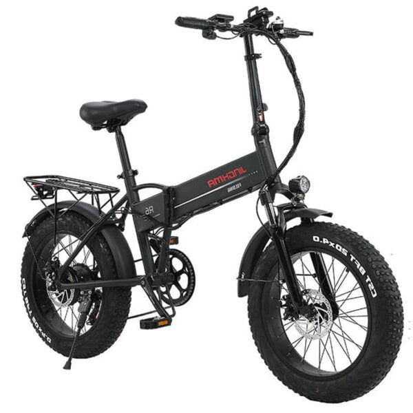 NEW R6 800W 48V 12.8AH Folding Electric Bike Fat Tires
